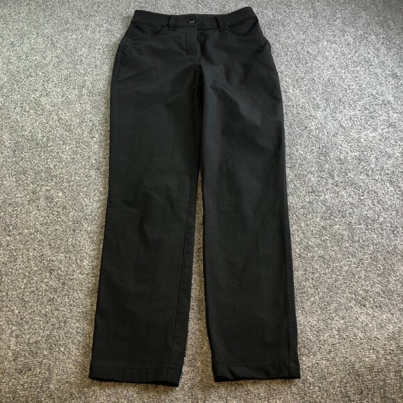lululemon athletica Pants - Lululemon City Sleek Slim Fit 5 Pocket Womens Size 2 Black Mid Rise Pants